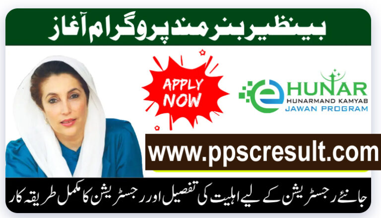 Benazir Hunarmand Programme 2025 – Join Now
